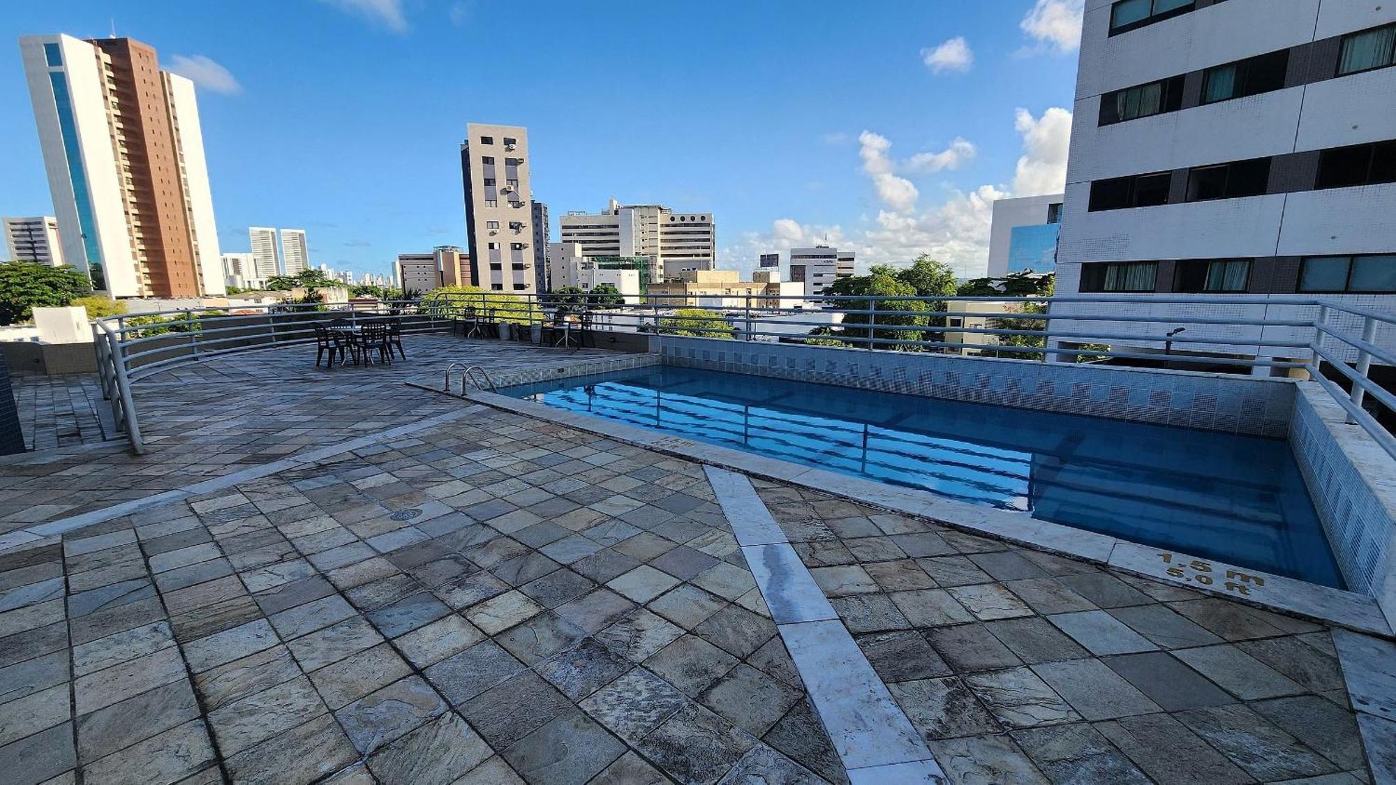 Flat No Condominio Metropolis - Ilha Do Leite 헤시피 외부 사진
