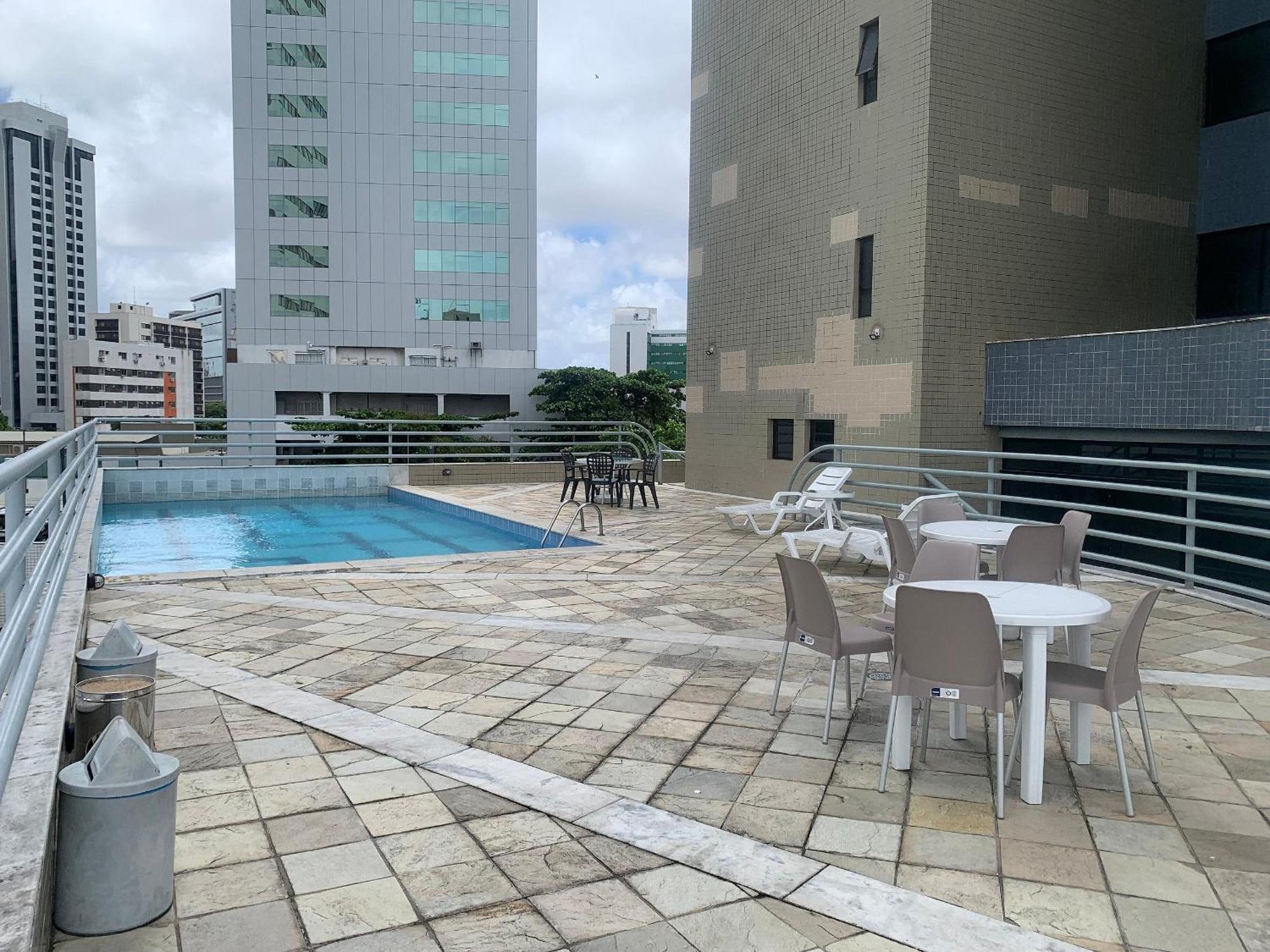 Flat No Condominio Metropolis - Ilha Do Leite 헤시피 외부 사진