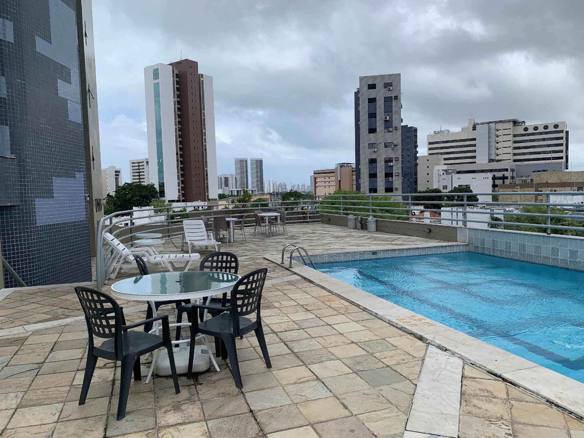 Flat No Condominio Metropolis - Ilha Do Leite 헤시피 외부 사진
